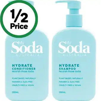 Woolworths My Soda Shampoo or Conditioner 350ml offer