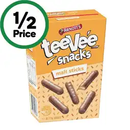 Woolworths Arnott’s Tee Vee Snacks offer