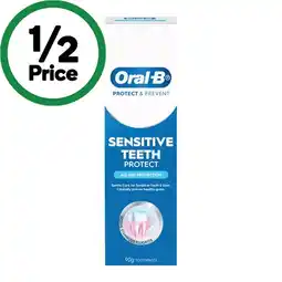 Woolworths Oral-B Sensitive Gum Care Toothpaste offer