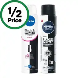 Woolworths Nivea 72hr Anti-Perspirant Deodorant offer