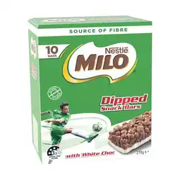 Woolworths Nestlé Milo Snack Bars offer