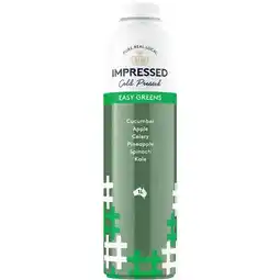 Woolworths Impressed Cold Pressed Juice Varieties offer