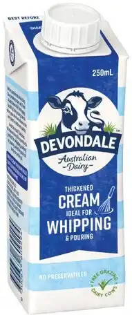 IGA Devondale Long Life Thickened Cream offer