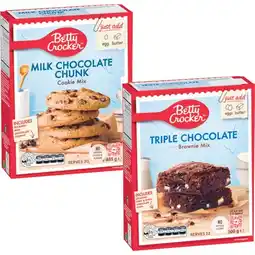 Woolworths Betty Crocker Treats Baking Mixes – Excludes Gluten Free offer