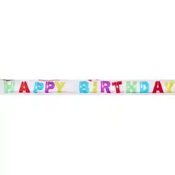 Woolworths Happy Birthday String Lights Multicolour offer