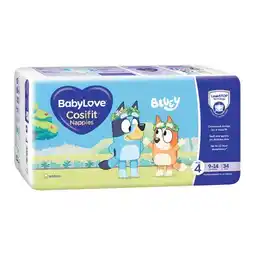Woolworths BabyLove Cosifit Nappies-48 offer