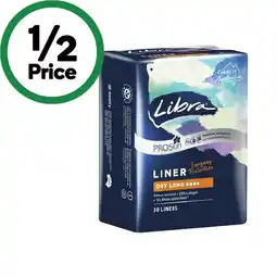 Woolworths Libra Proskin Dry Long Liners offer
