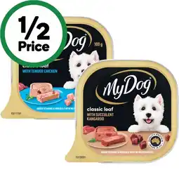 Woolworths My Dog Wet Dog Food offer