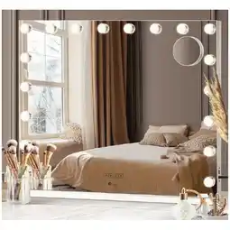 Woolworths Oikiture 59cm/60cm/80cm Bluetooth Hollywood Makeup Mirror LED Bulbs Vanity Wall Mirrors offer