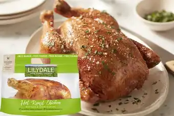 Coles Lilydale Free Range Hot Roast Sage & Onion Chicken offer