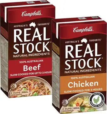 Coles Campbell's Real Stock offer