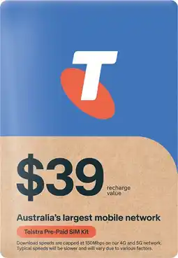 Coles Telstra SIM Kit offer