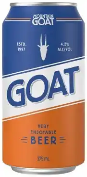 Coles Mountain Goat ‘Goat’ Lager Cans offer