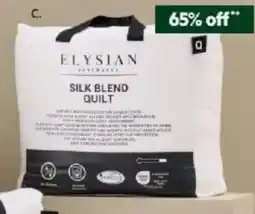 Harris Scarfe All Seasons Silk Blend Quilt QB offer