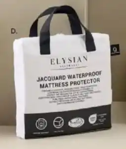 Harris Scarfe Jacquard Waterproof Mattress Protector QB offer