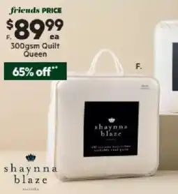 Harris Scarfe 300gsm Australian Washable Wool Quilt QB offer