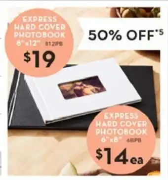 Harvey Norman Express Head Cover Photobook 8"x12" offer