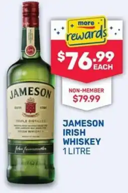 SipnSave Jameson irish whiskey offer