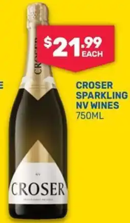 SipnSave Croser sparkling nv wines offer
