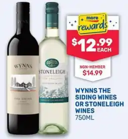 SipnSave Wynns the siding wines or stoneleigh wines offer