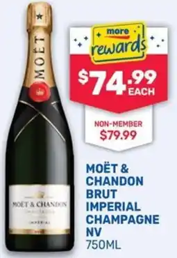 SipnSave Moët & chandon brut imperial champagne nv offer