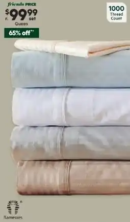 Harris Scarfe 1000 Thread Count Pima Cotton Sheet Set QB offer