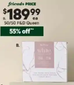 Harris Scarfe 50% Duck Down & 50% Feather Quilt QB offer