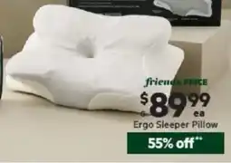 Harris Scarfe Ergo Sleeper Contour Memory Foam Pillow offer