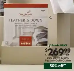 Harris Scarfe 50% Goose Down & 50% Feather Quilt QB offer