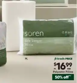 Harris Scarfe Polyester Pillow offer