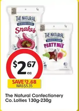Coles The Natural Confectionery Co Lollies offer