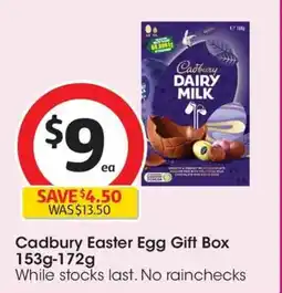 Coles Cadbury Easter Egg Gift Box offer