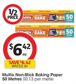 Coles Multix Non-Stick Baking Paper offer