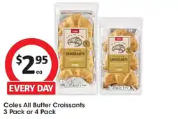 Coles Coles All Butter Croissants offer