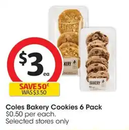 Coles Coles Bakery Cookies offer