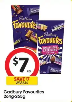 Coles Cadbury Favourites offer