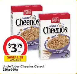 Coles Uncle Tobys Cheerios Cereal offer