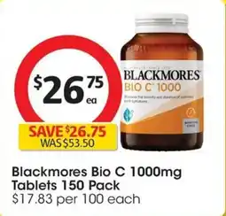 Coles Blackmores Bio C Tablets offer