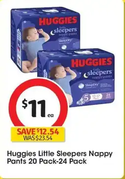 Coles Huggies Little Sleepers Nappy Pants offer