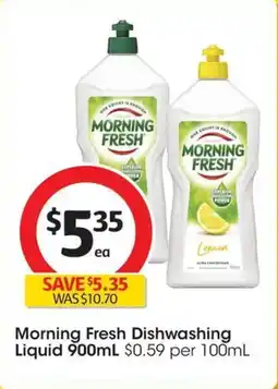 Coles Morning Fresh Dishwashing Liquid offer