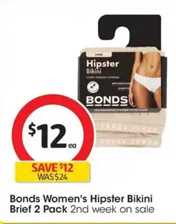 Coles Bonds Womens Hipster Bikini Brief offer