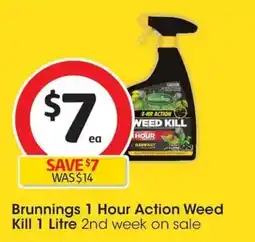 Coles Brunnings 1 Hour Action Weed Kill offer