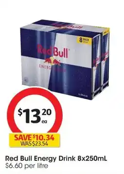 Coles Red Bull Energy Drink offer