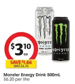 Coles Monster Energy Drink offer