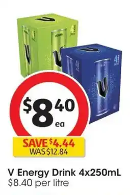 Coles V Energy Drink offer