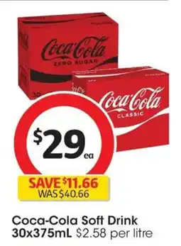 Coles Coca Cola Soft Drink offer