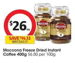 Coles Moccona Freeze Dried Instant Coffee offer