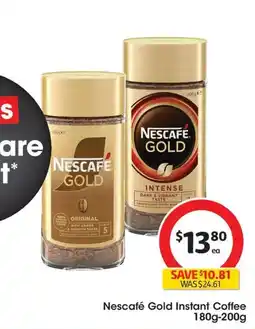 Coles Nescafé Gold Instant Coffee offer