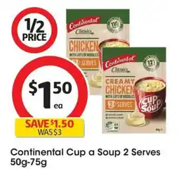 Coles Continental Cup a Soup offer