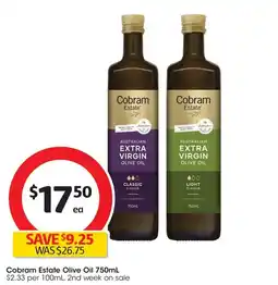 Coles Cobram Estate Olive Oil offer